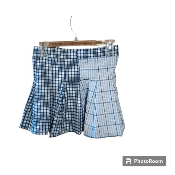 Originality Spliced Plaid Skirt EUC - Picture 3 of 3